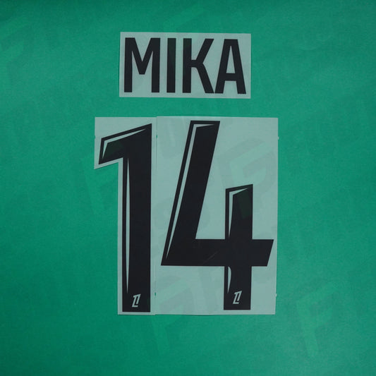 Flocage Officiel - AS Monaco, Mika Biereth, 2024/2025, Third, Noir