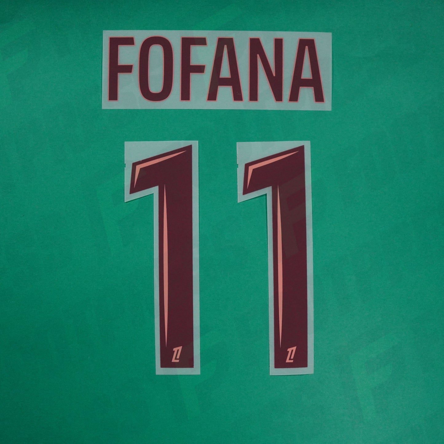 Flocage Officiel - Olympique Lyonnais, Fofana, 2024/2025, Third, Rouge