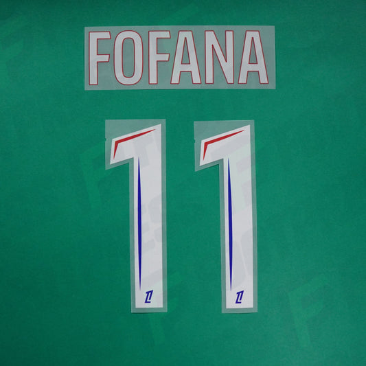 Flocage Officiel - Olympique Lyonnais, Fofana, 2024/2025, Away, Blanc