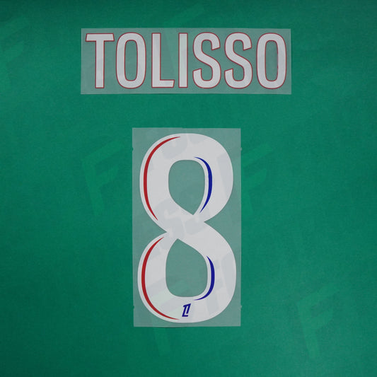 Flocage Officiel - Olympique Lyonnais, Tolisso, 2024/2025, Away, Blanc