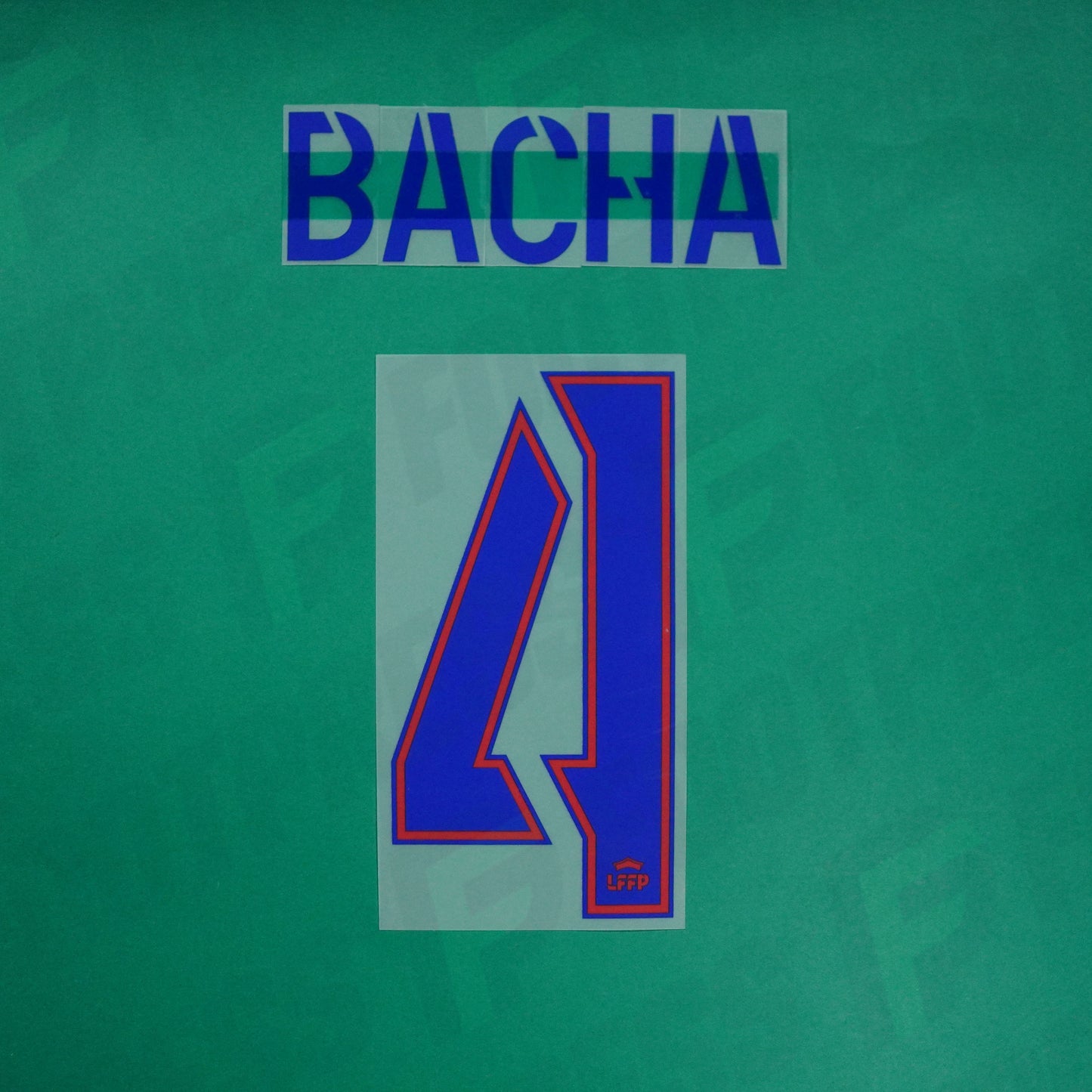 Flocage Officiel - Olympique Lyonnais Féminine, Bacha, 2024/2025, Home, Bleu / Rouge