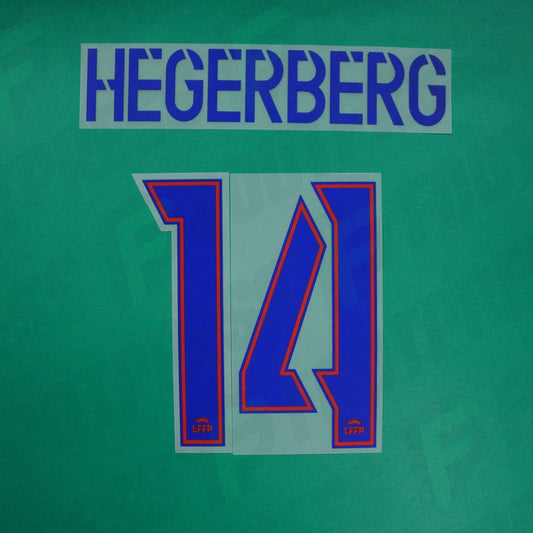 Flocage Officiel - Olympique Lyonnais Féminine, Hegerberg, 2024/2025, Home, Bleu / Rouge