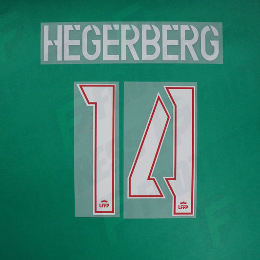 Flocage Officiel - Olympique Lyonnais Féminine, Hegerberg, 2024/2025, Away, Blanc