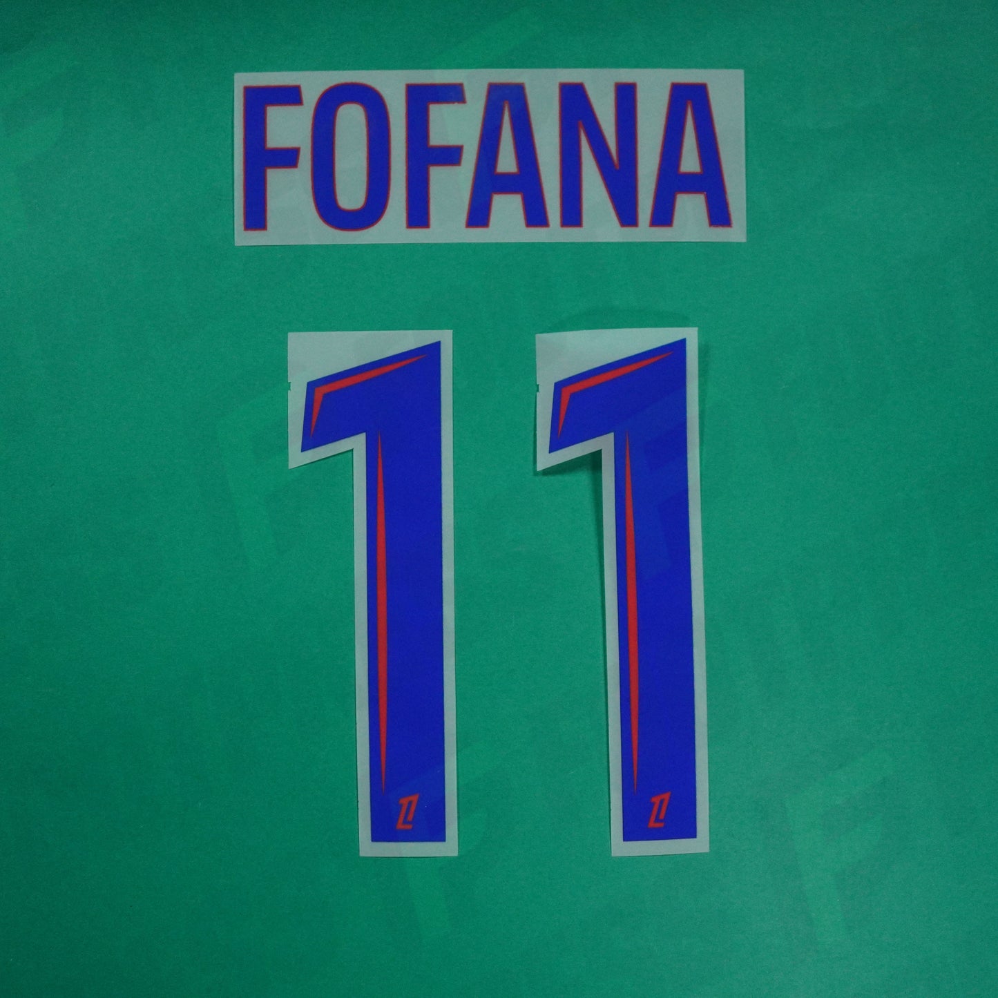 Flocage Officiel - Olympique Lyonnais, Fofana, 2024/2025, Home, Bleu / Rouge