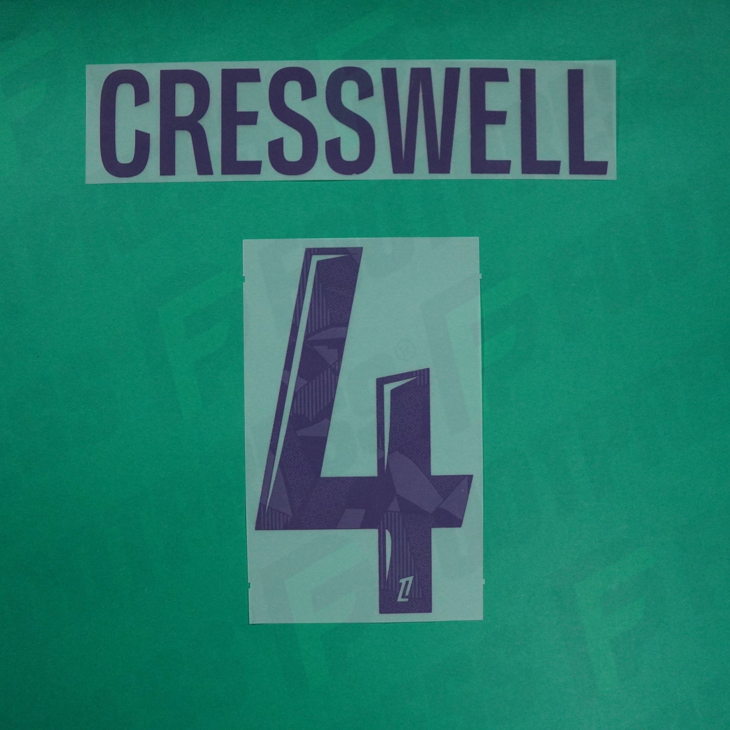Flocage Officiel - Toulouse FC, Cresswell, 2024/2025, Away, Violet