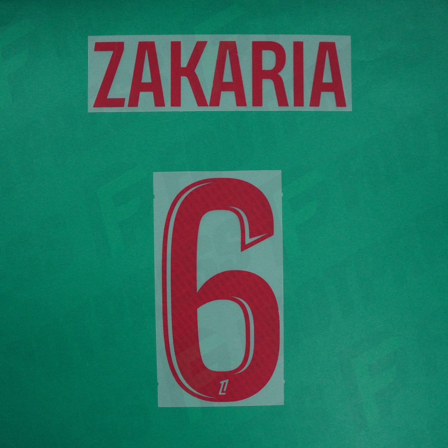 Flocage Officiel - AS Monaco, Zakaria, 2024/2025, Home, Rouge