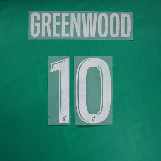 Flocage Officiel - Olympique de Marseille ENFANT, Greenwood, 2024/2025, Away JUNIOR, Blanc