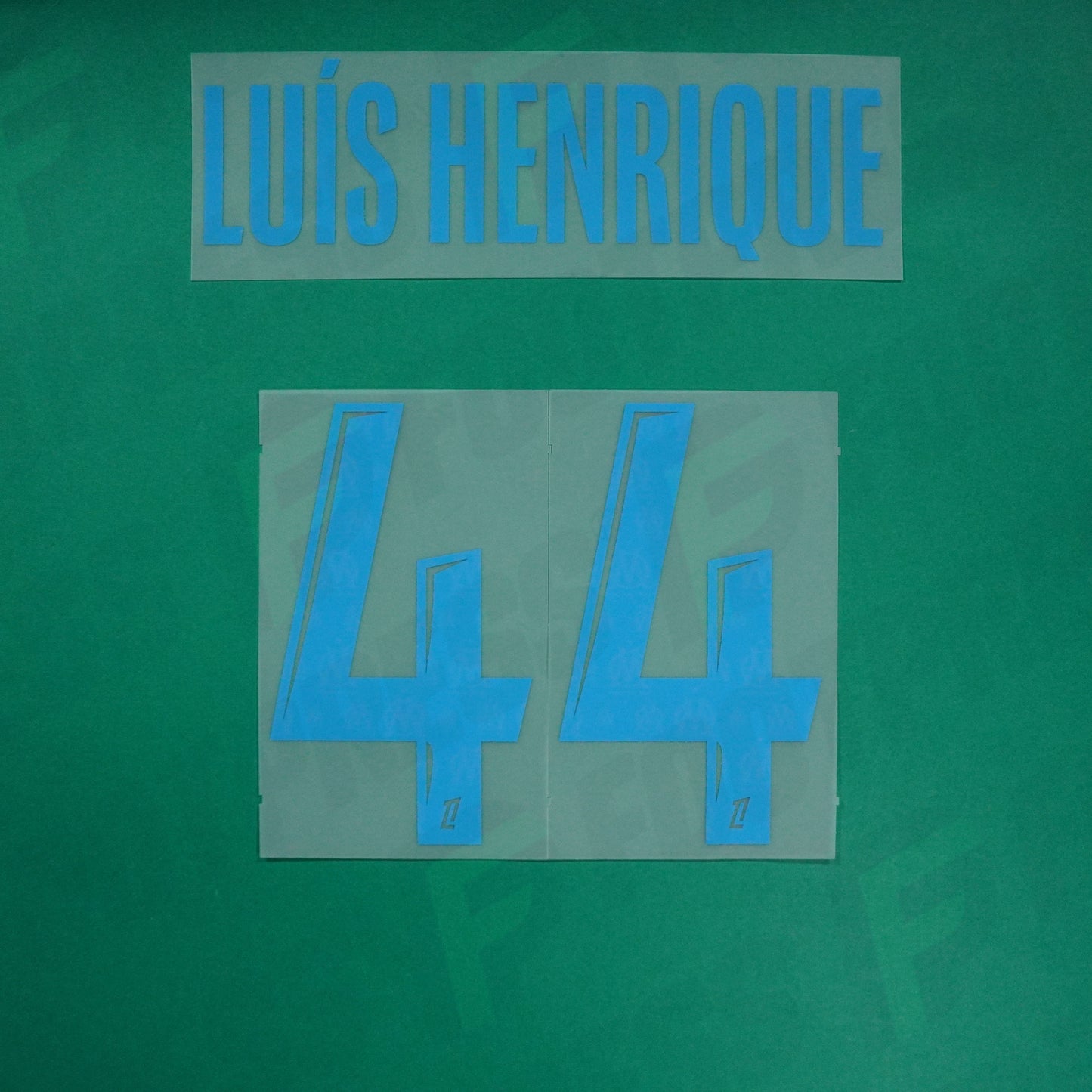 Flocage Officiel - Olympique de Marseille ENFANT, Luis Henrique, 2024/2025, Home JUNIOR, Bleu ciel