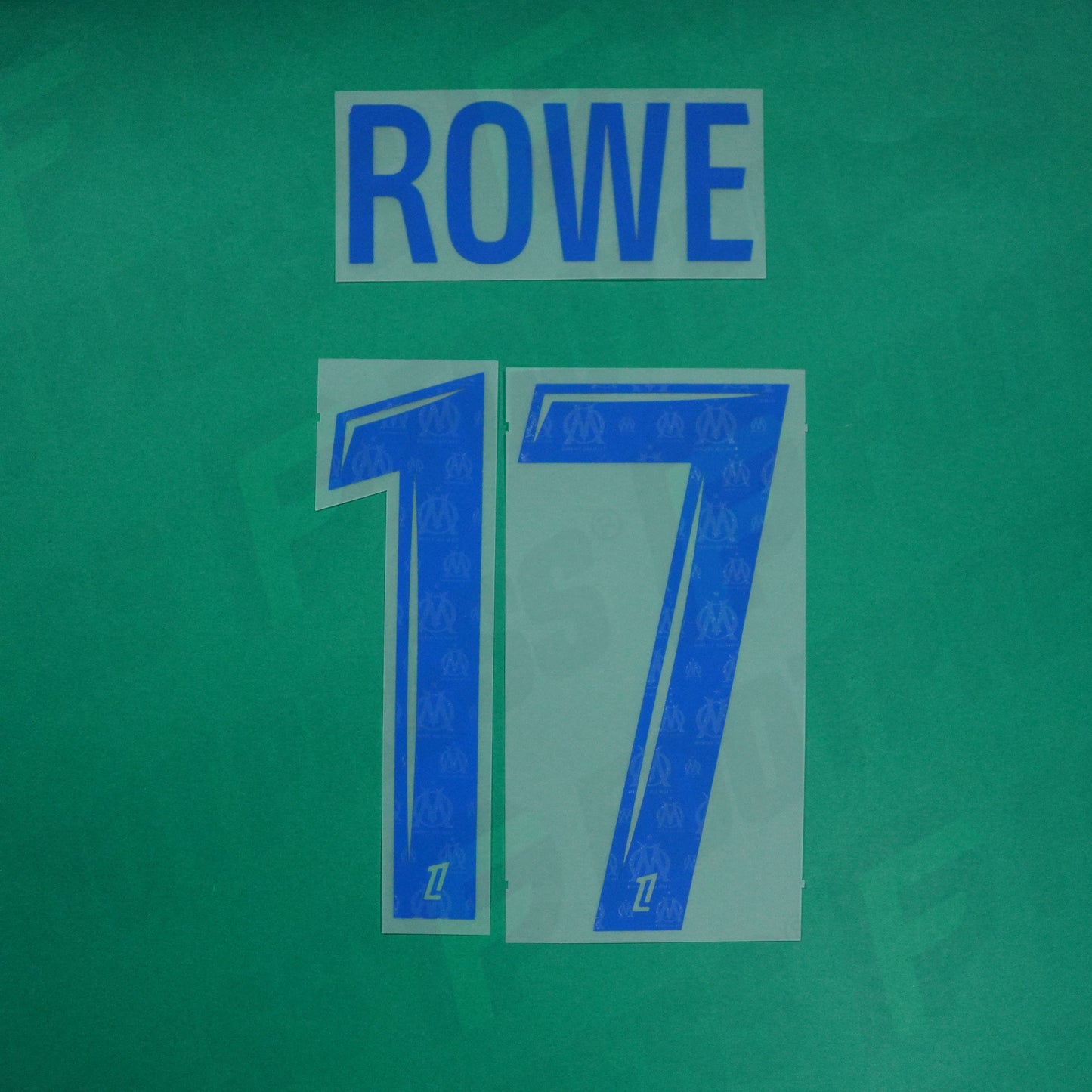 Flocage Officiel - Olympique de Marseille, Rowe, 2024/2025, Third, Bleu foncé