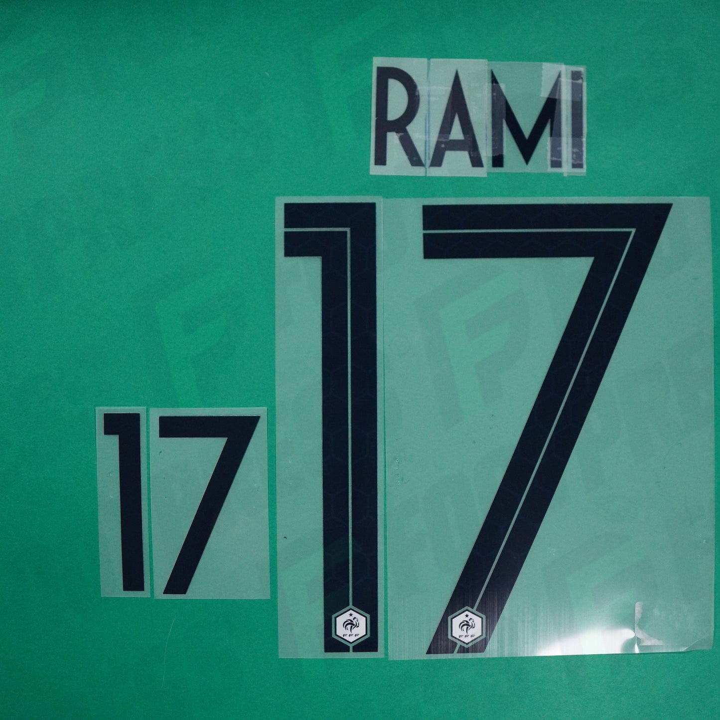 Flocage Officiel - France 1 étoile, Rami, WC 2018, Away, Bleu,