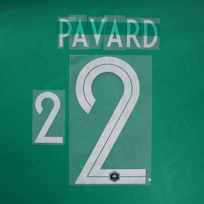 Flocage Officiel - France 1 étoile, Pavard, 2018, Home, Blanc