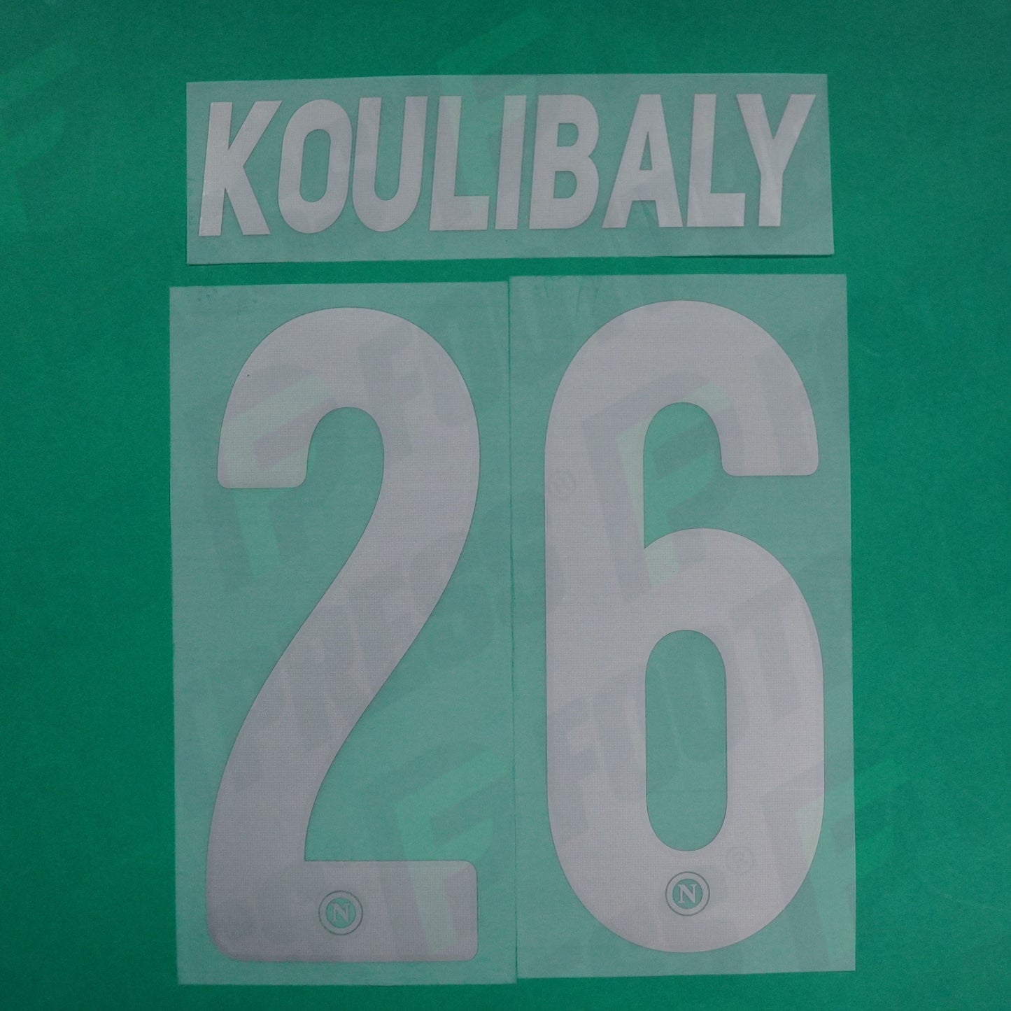 Flocage Officiel - Naples SSC, Koulibaly, 2019/2020, Away, Argenté