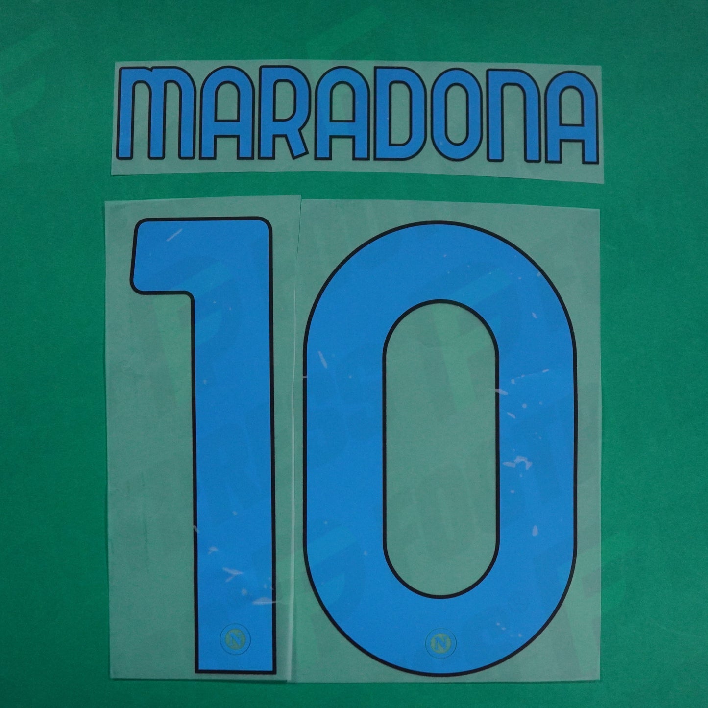 Flocage Officiel - Naples SSC, Maradona, 2020/2021, Fourth, Bleu clair/Bleu foncé