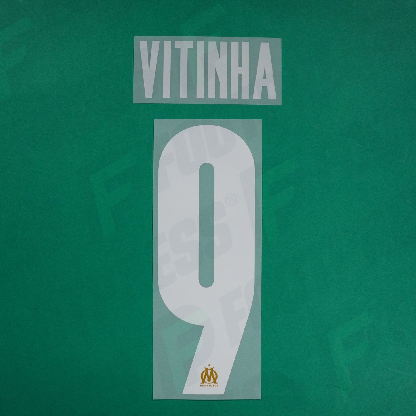 Flocage Officiel - Olympique de Marseille, Vitinha, 2023/2024, Away LDC, Blanc