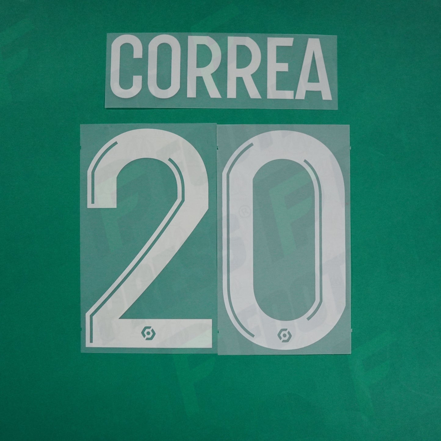 Flocage Officiel - Olympique de Marseille, Correa, 2023/2024, Away, Blanc