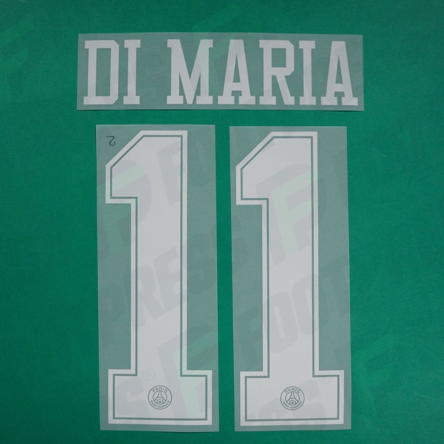 Flocage Officiel - Paris Saint-Germain, Di Maria, 2018/2019, Third LDC, Blanc