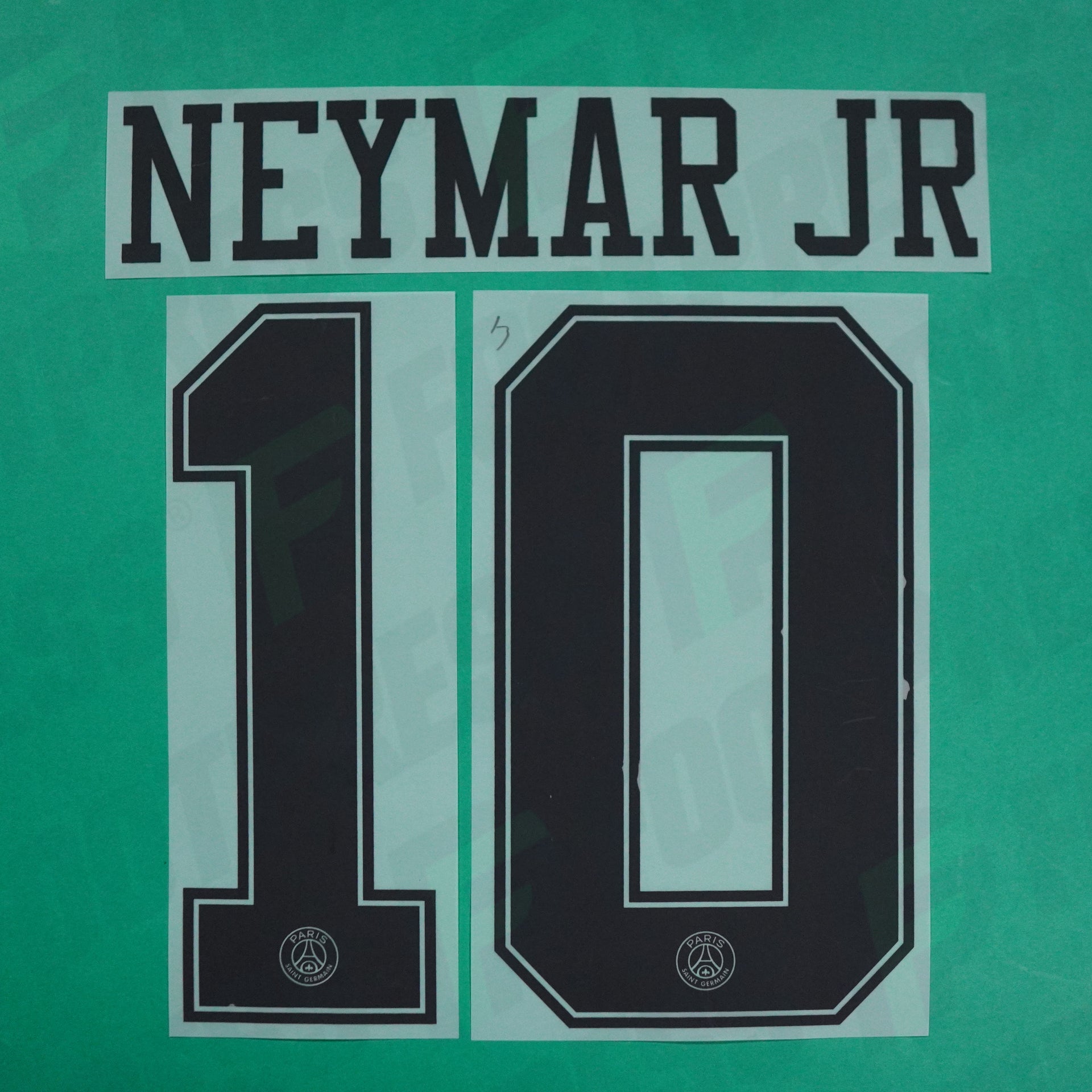 Flocage Neymar JR Paris Saint-Germain 2021/2022 - Third LDC, Blanc, Neuf