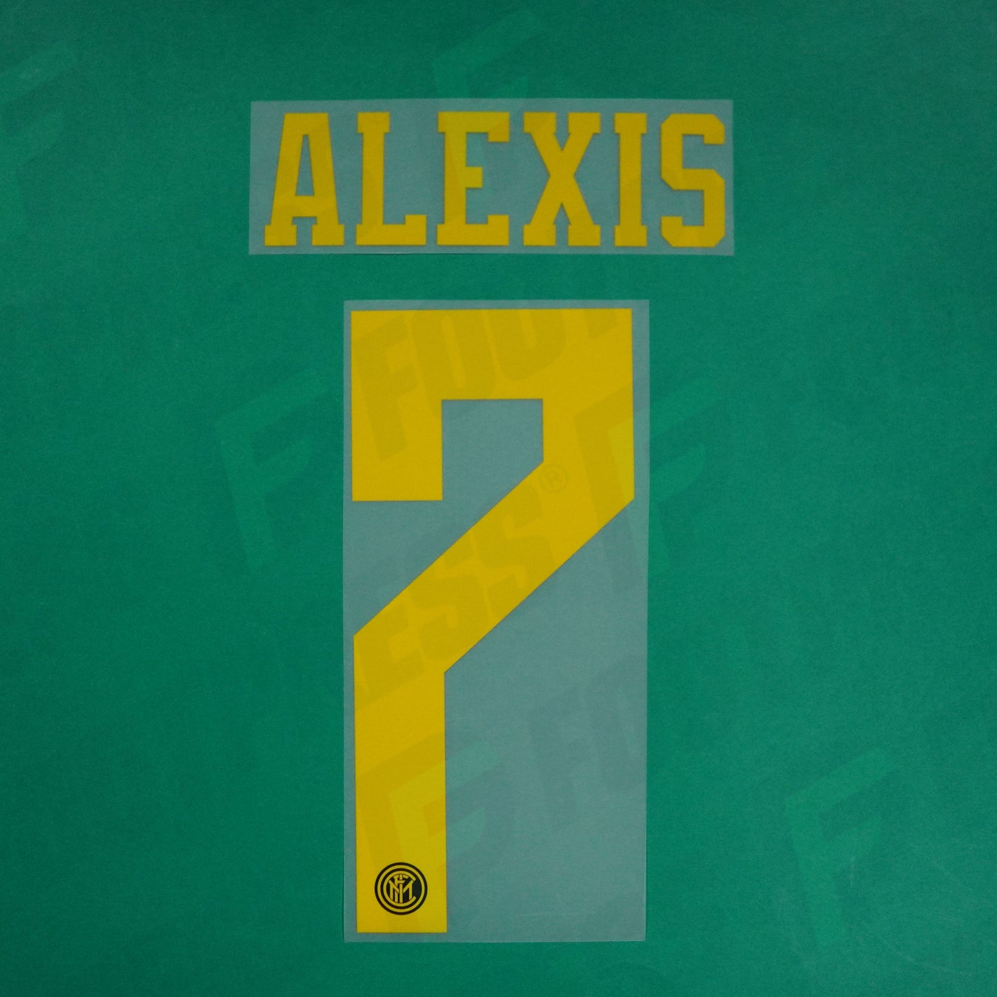 Flocage Officiel - Inter Milan, Alexis Sanchez, 2019/2020, Third, Jaune