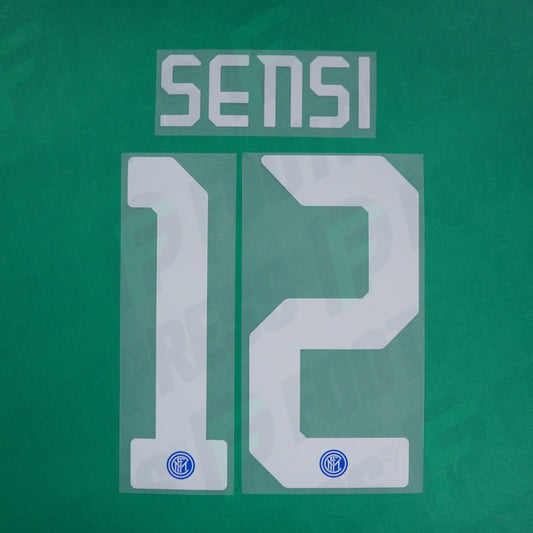 Flocage Officiel - Inter Milan, Sensi, 2019/2020, Home, Blanc
