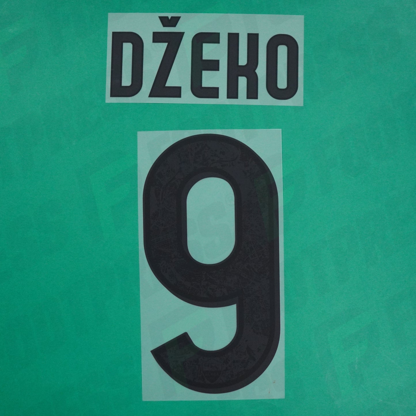 Flocage Officiel - AS Roma, Dzeko, 2015/2016, Third, Noir