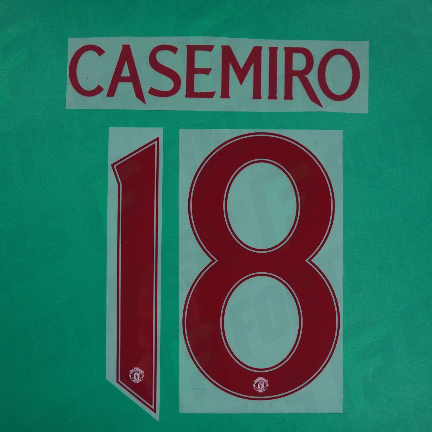 Flocage Officiel - Manchester United, Casemiro, 2023/2024, Third Europe, Rouge
