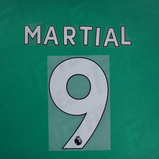 Flocage Officiel - Manchester United, Martial, 2019/2023, Home, Blanc