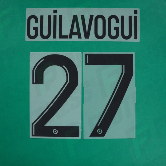 Flocage Officiel - RC Lens, Guilavogui, 2023/2024, Third, Noir