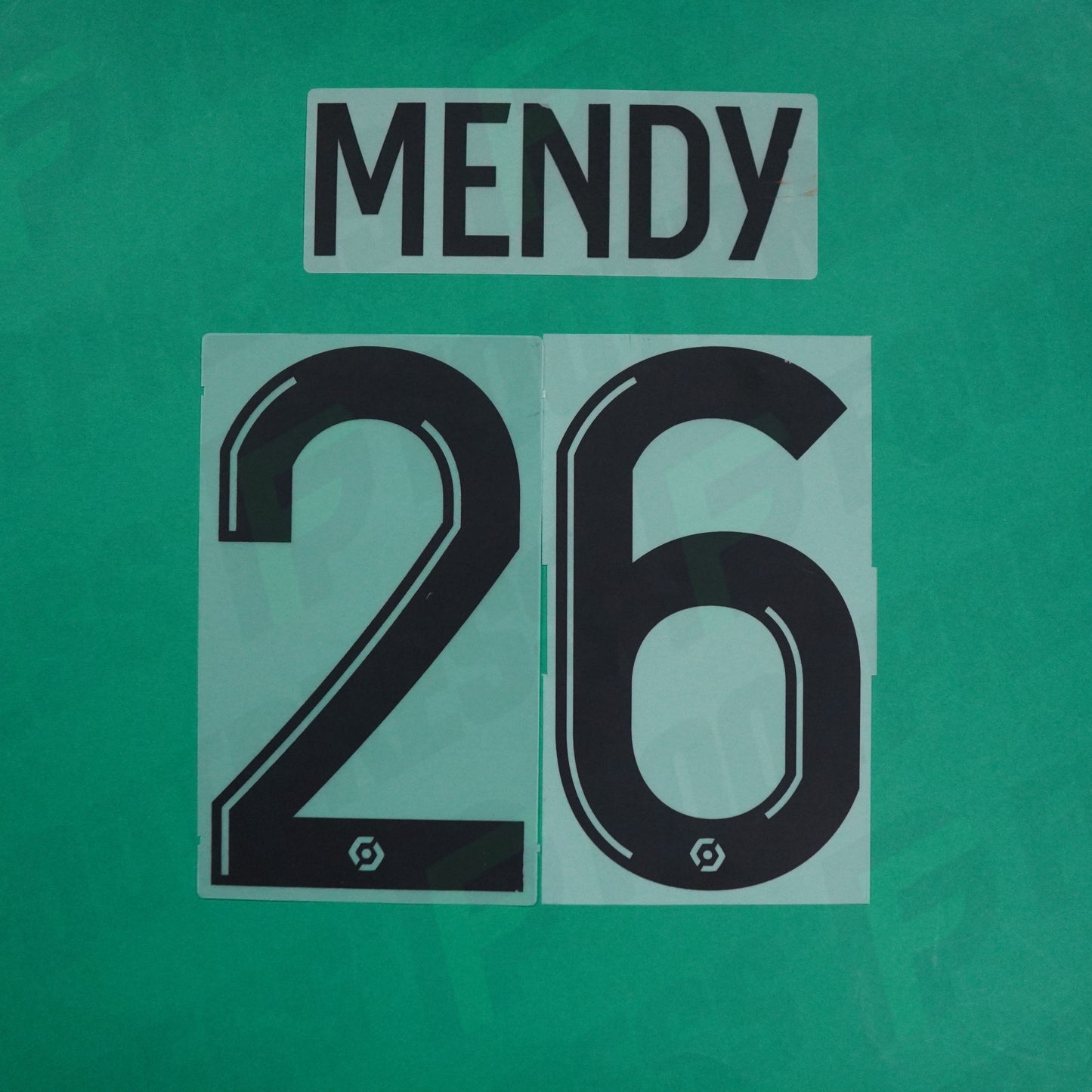 Flocage Officiel - RC Lens, Mendy, 2023/2024, Third, Noir