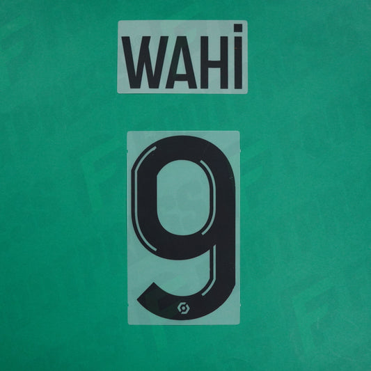 Flocage Officiel - RC Lens, Wahi, 2023/2024, Third, Noir