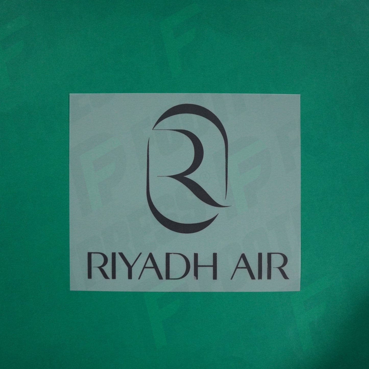 Flocage Officiel - Sponsor, Riyadh Air, Noir