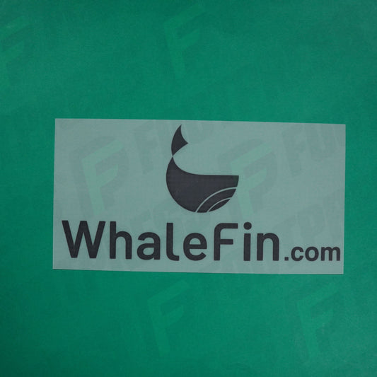 Flocage Officiel - Sponsor, WhaleFin, Noir