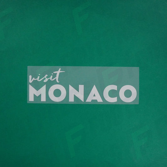 Flocage Officiel - Sponsor, Visit Monaco, Blanc