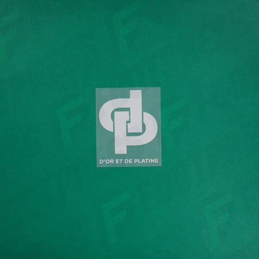 Flocage Officiel - Sponsor, Olympique de Marseille, D'or et de platine, Blanc