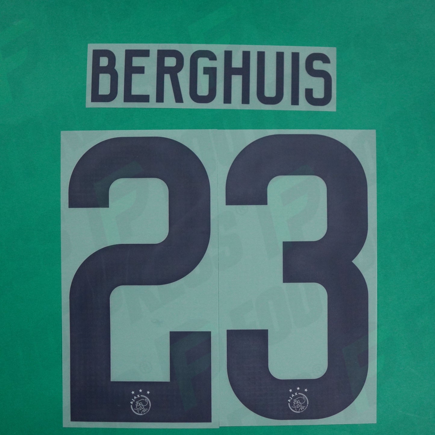 Flocage Officiel - Ajax Amsterdam, Berghuis, 2023/2024, Away, Gris foncé