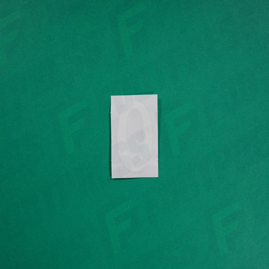 Flocage Officiel -	Lettres petites fines, Blanc / Rouge (face arrière rouge)