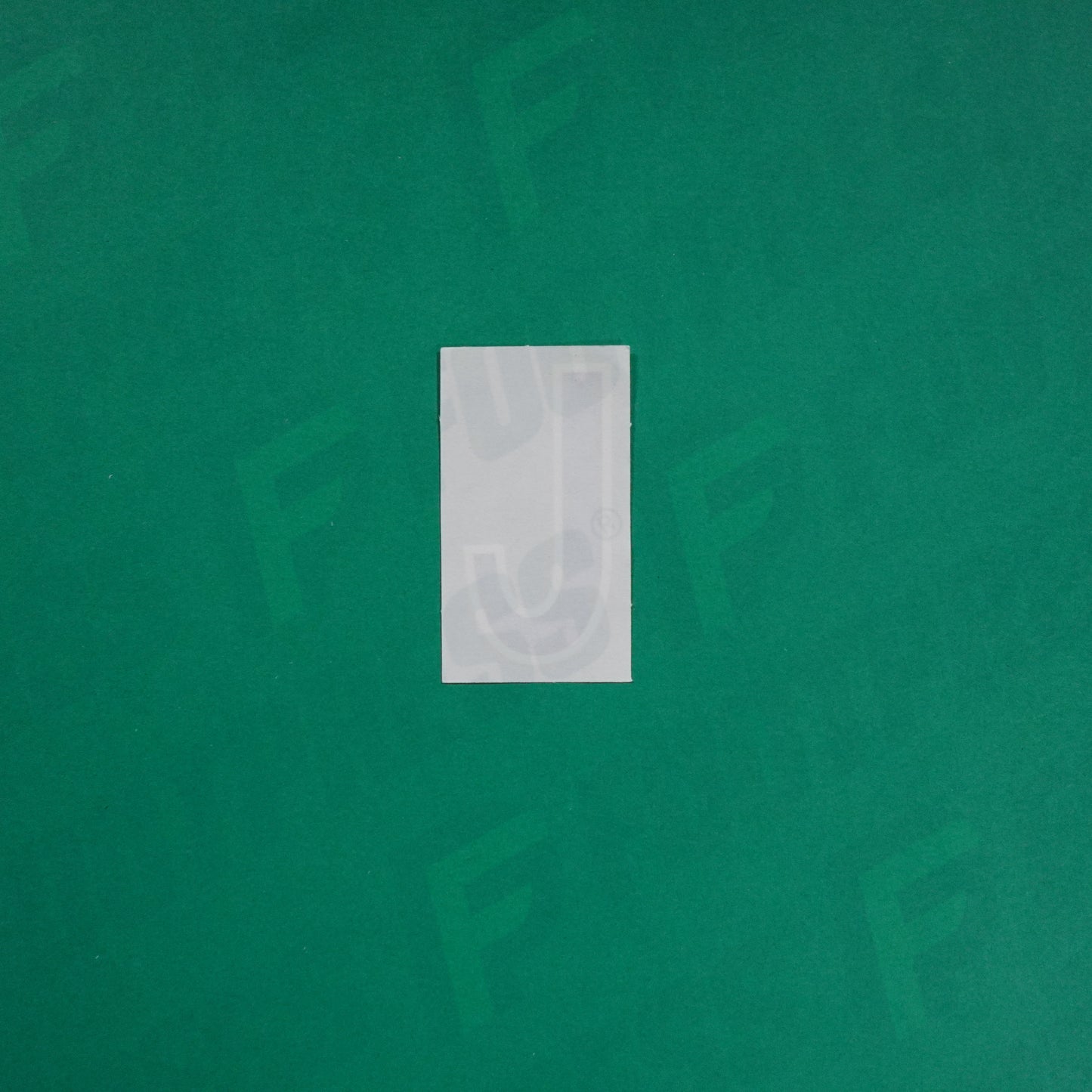 Flocage Officiel -	Lettres petites fines, Bleu / Blanc (face arrière blanc)