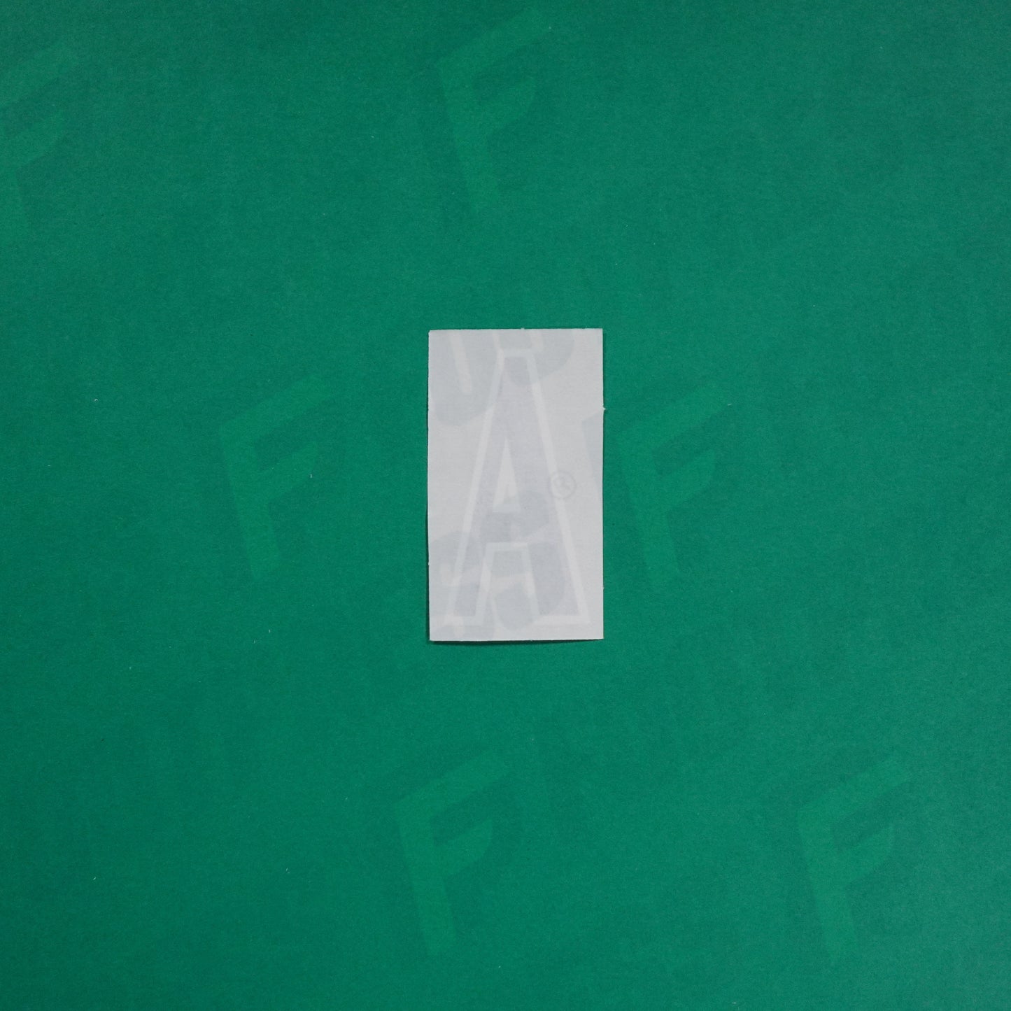 Flocage Officiel -	Lettres petites fines, Bleu / Blanc (face arrière blanc)