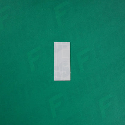 Flocage Officiel -	Lettres petites fines, Bleu / Blanc (face arrière blanc)