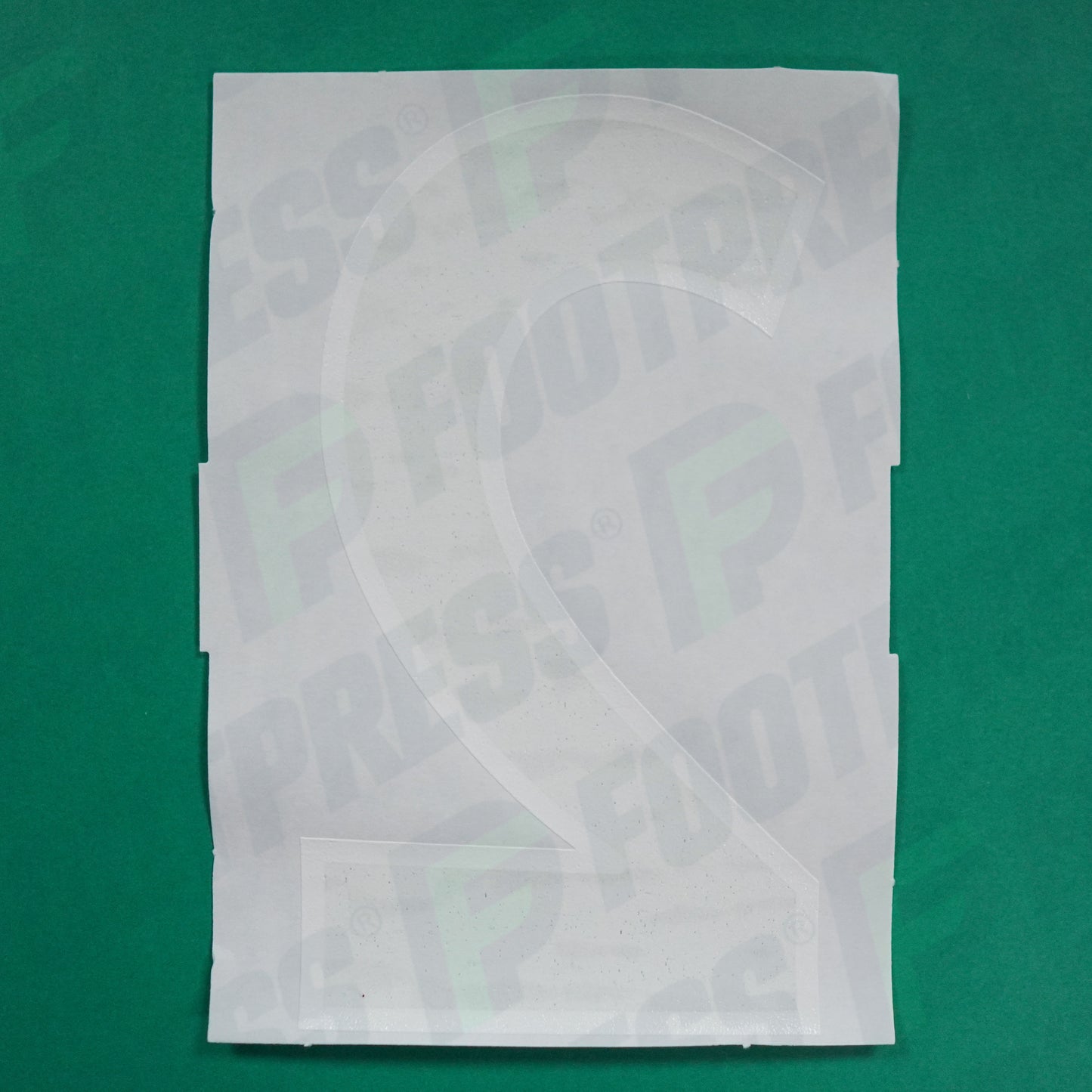 Flocage Officiel -	Grands Chiffres Classiques Ligue 1 sans équipe, Noir / Blanc (face arrière blanc)