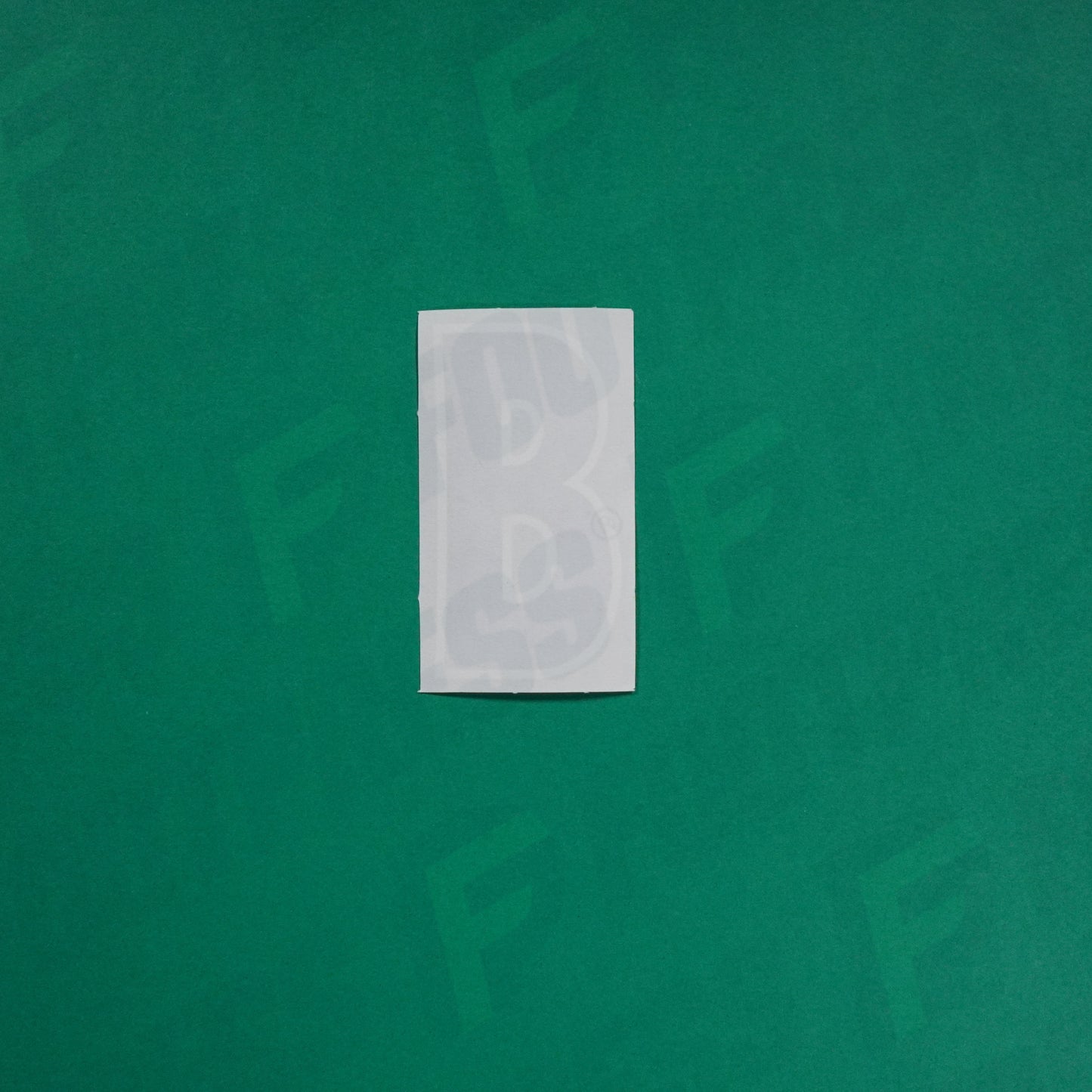 Flocage Officiel -	Lettres Grandes épaisses, Noir / Blanc (face arrière blanc)