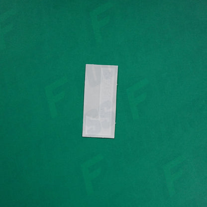 Flocage Officiel -	Lettres Grandes épaisses, Noir / Blanc (face arrière blanc)