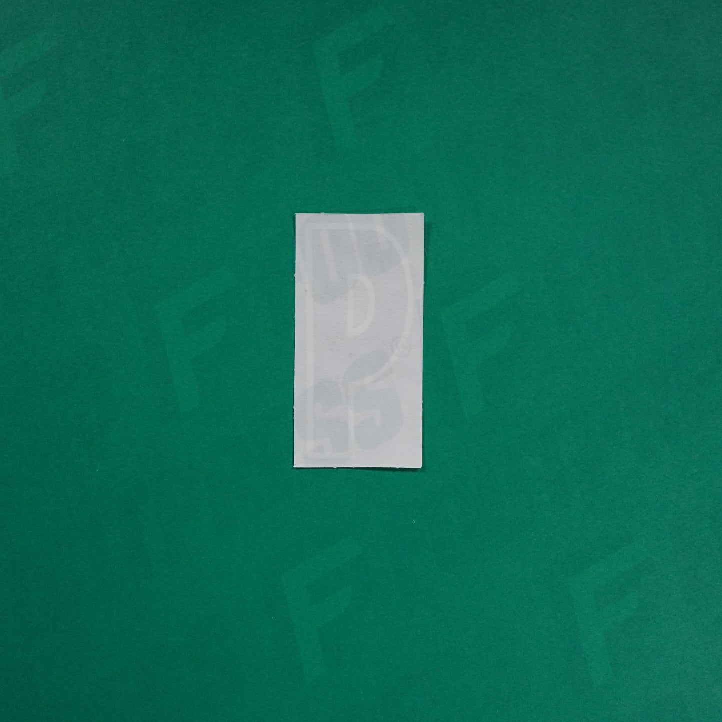 Flocage Officiel -	Lettres Grandes épaisses, Noir / Blanc (face arrière blanc)