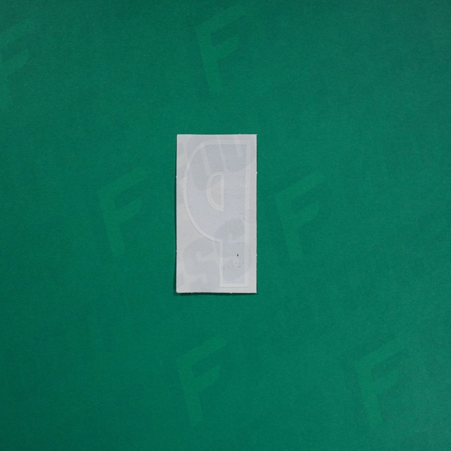 Flocage Officiel -	Lettres Grandes épaisses, Noir / Blanc (face arrière blanc)