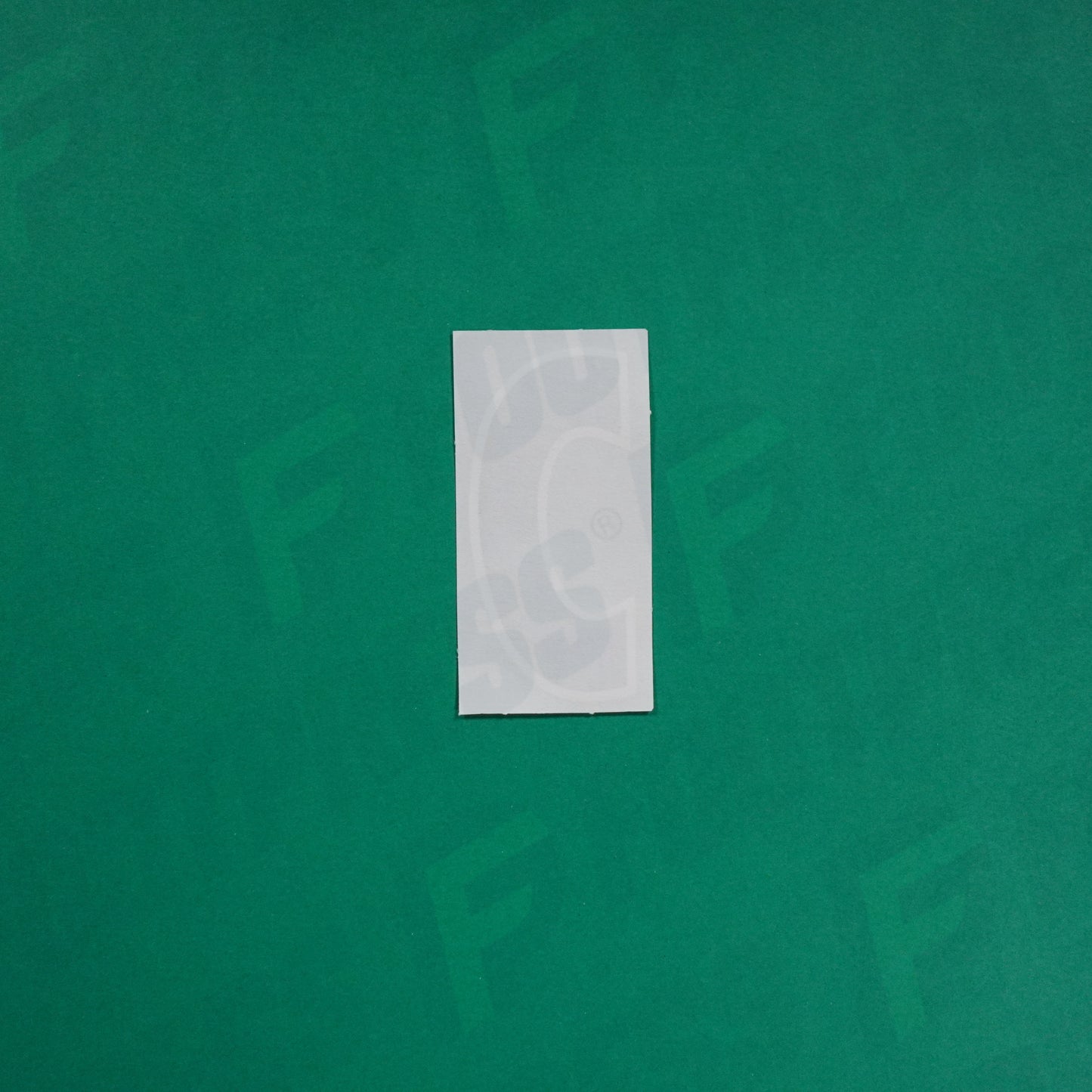 Flocage Officiel -	Lettres Grandes épaisses, Noir / Blanc (face arrière blanc)