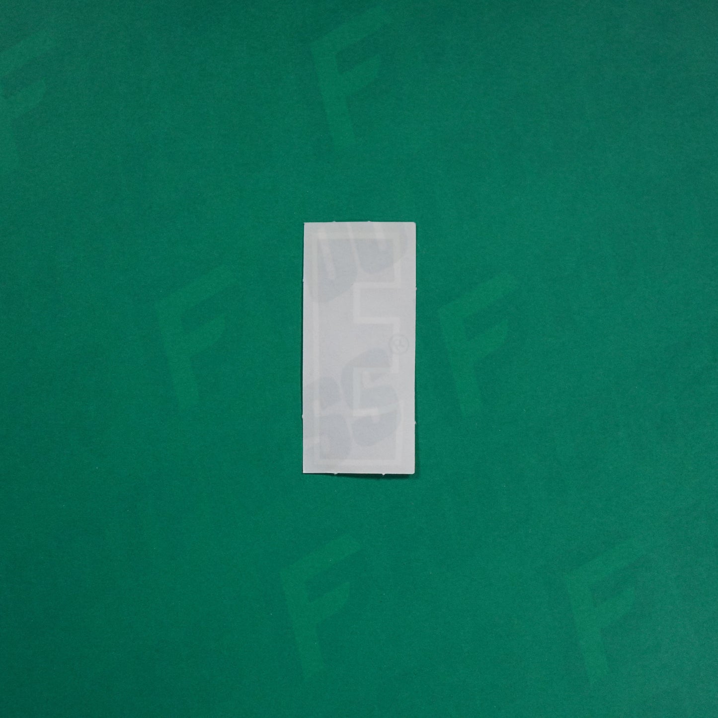 Flocage Officiel -	Lettres Grandes épaisses, Noir / Blanc (face arrière blanc)