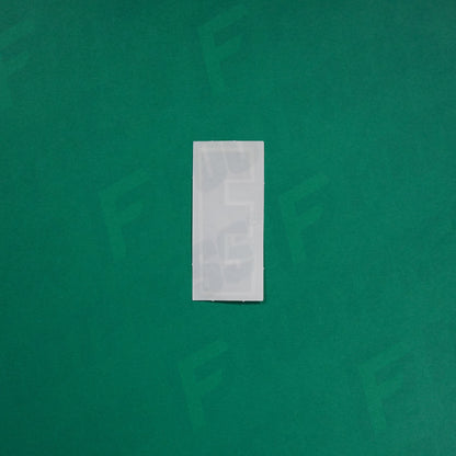 Flocage Officiel -	Lettres Grandes épaisses, Noir / Blanc (face arrière blanc)