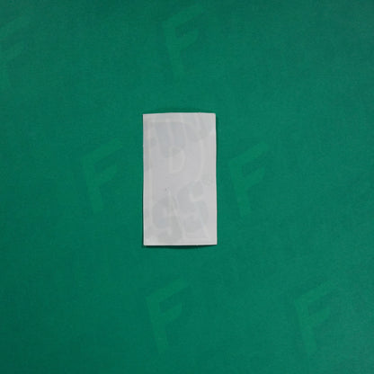 Flocage Officiel -	Lettres Grandes épaisses, Bleu / Blanc (face arrière blanc)