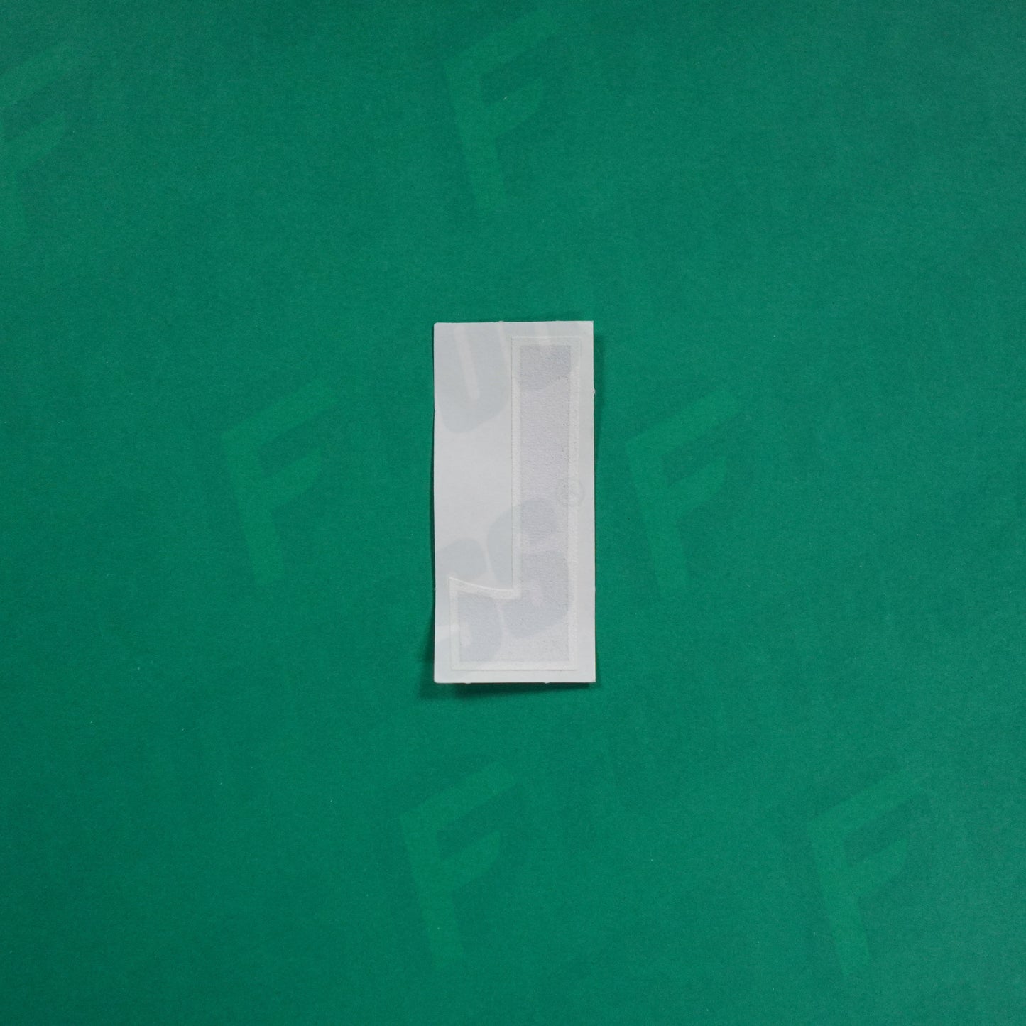 Flocage Officiel -	Lettres Grandes épaisses, Bleu / Blanc (face arrière blanc)