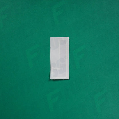 Flocage Officiel -	Lettres Grandes épaisses, Bleu / Blanc (face arrière blanc)