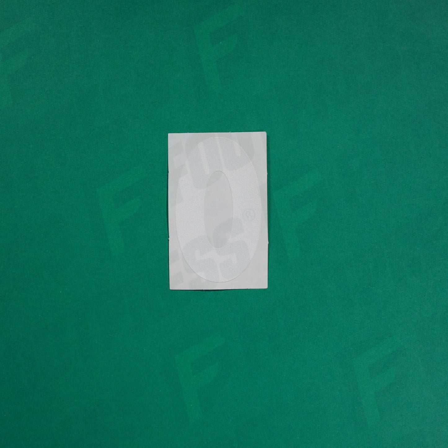 Flocage Officiel -	Lettres Grandes épaisses, Blanc (face arrière blanche)